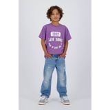 Vingino Haco T-shirt voor jongens, paars (true purple), 6 Jaar