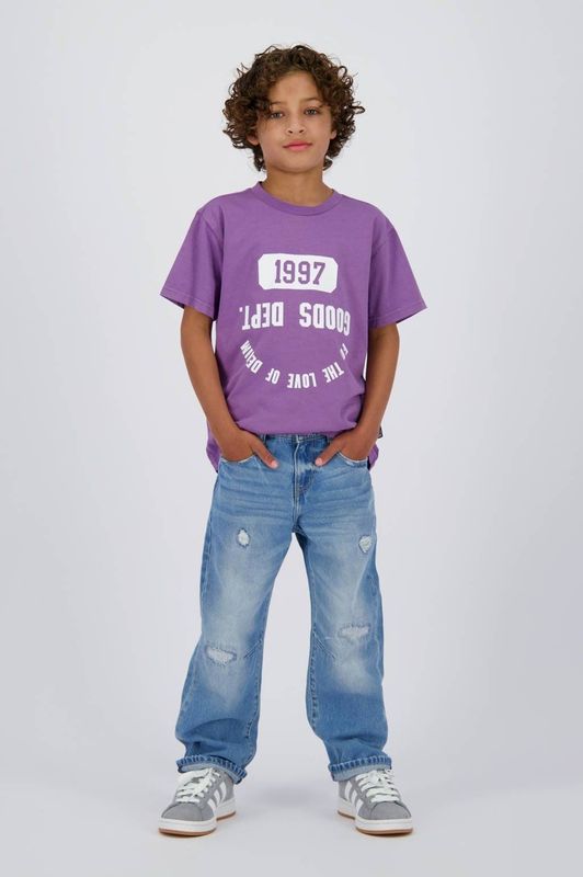 Vingino Haco T-shirt voor jongens, paars (true purple), 6 Jaar