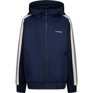Vingino - Jongens Vest - Indigo - Katoen - Capuchon en Steekzakken