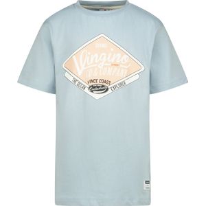 Vingino - Huricane - T-shirt - Lichtblauw - 100% Katoen