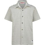 Vingino - Overhemd - Blauw/Wit - Korte Mouwen