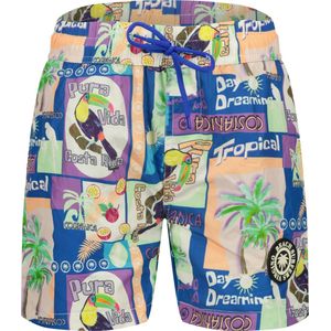 Xurfio Zwemshorts - Gevoerde Zoom/Rand - Taille Met Trekkoord