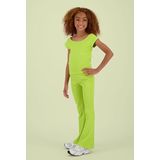 Vingino - Sammie - Flared Casual Broek - Limegroen