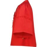 Vingino - Blouse - Rood - 100% Katoen - Driekwart Mouwen