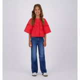 Vingino - Blouse - Rood - 100% Katoen - Driekwart Mouwen