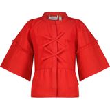 Vingino - Blouse - Rood - 100% Katoen - Driekwart Mouwen