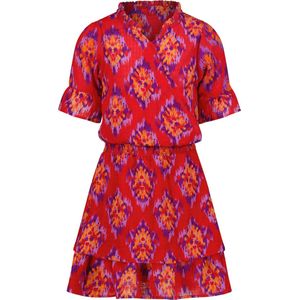 Vingino - Palmer - Jurk - Rood Oranje Paars - Polyester