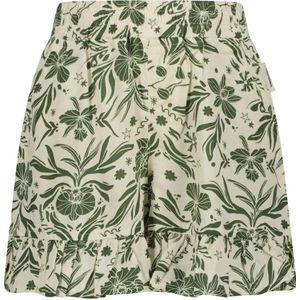 Vingino - Korte Broek - Beige/Groen - Viscose/Linnen