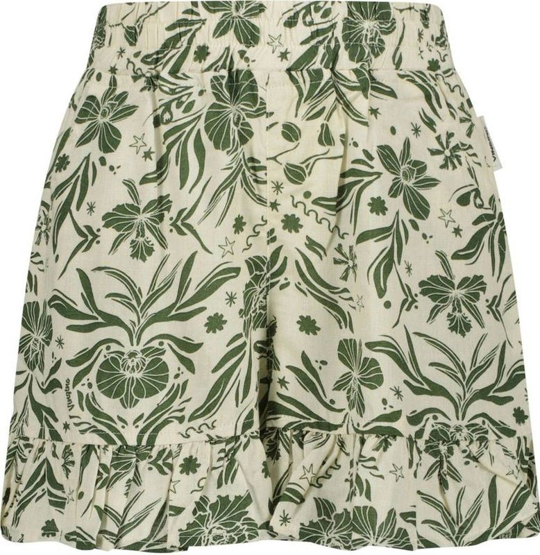 Vingino - Korte Broek - Beige/Groen - Viscose/Linnen