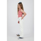 Vingino Basic Crop Rib Top Stripe T-shirt voor meisjes, Breeze Red, 2 Jaar