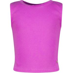 Vingino - Basic Crop Rib Top - T-shirt - Flower Purple - Katoen