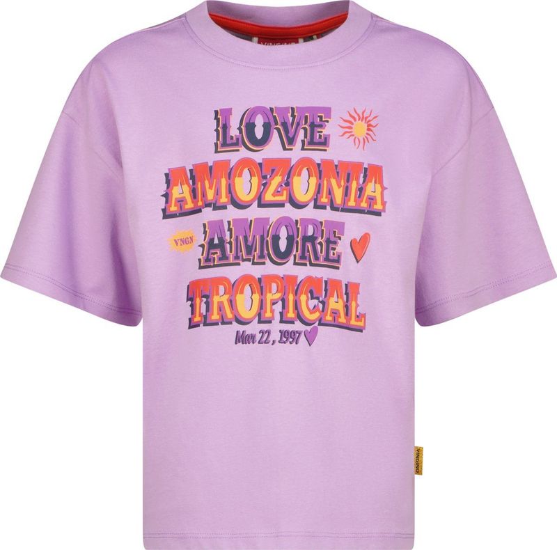 Vingino - Fard à Joues Hanika - T-shirt - Lilas - Katoen