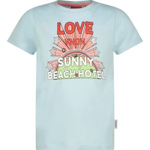 Vingino Hariette T-shirt voor meisjes, powder blue, 4 Jaren