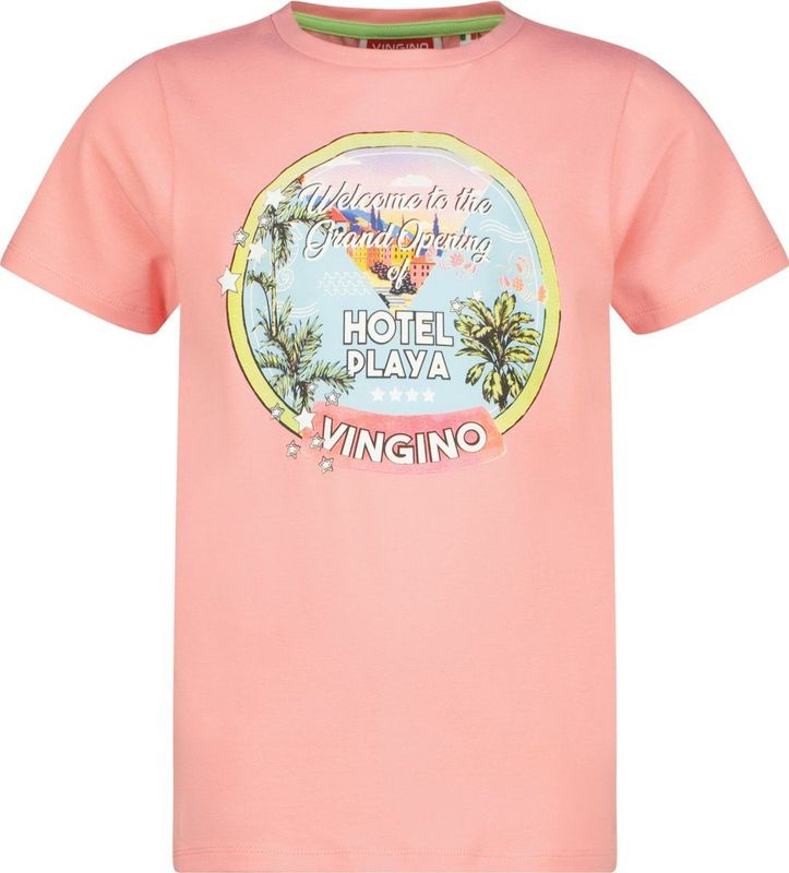Vingino - Hariette - T-shirt - Spring peach - Maat 152