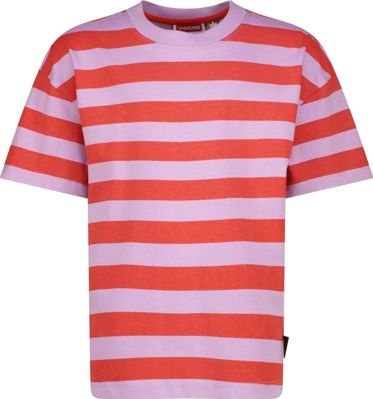 Vingino - Basic Tee Stripe - T-shirt - Lilac Blush