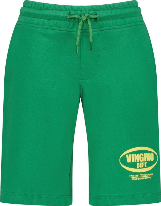 Vingino - Korte Broek - Groen - Katoen - Elastische Tailleband