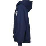 Vingino - Hoodie - Donkerblauw - 100% Katoen - Met Capuchon en Kangoeroezak