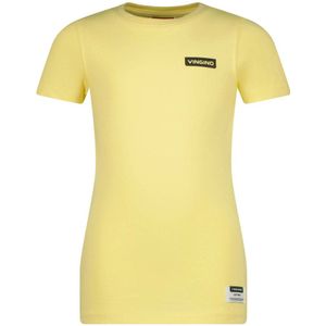 Vingino Basic T-shirt voor jongens, Summer Yellow, 4 Jaar