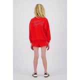 Vingino Basic oversized sweater voor meisjes, Breeze Red, 4 Jaren