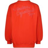 Vingino Basic oversized sweater voor meisjes, Breeze Red, 4 Jaren