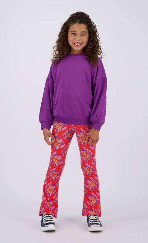 Vingino Basic oversized sweater voor meisjes, Viola Purple, 4 Jaar