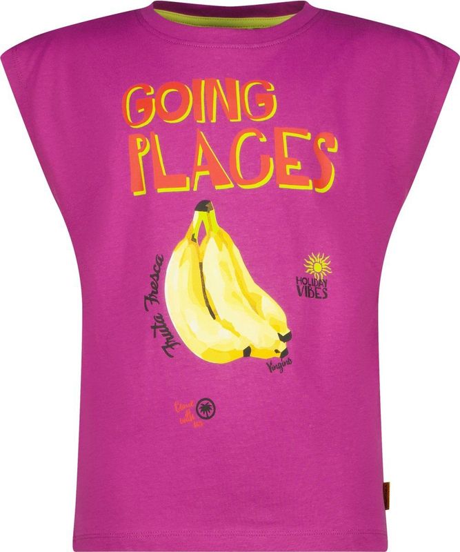 Vingino - Holisa T-shirt - Paars - Katoen
