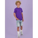 Raizzed jongens korte broek - Bleached denim