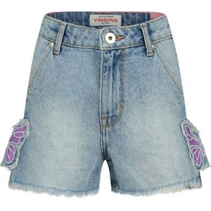 Vingino - Regular Denim Short - Lichtblauw - Denim