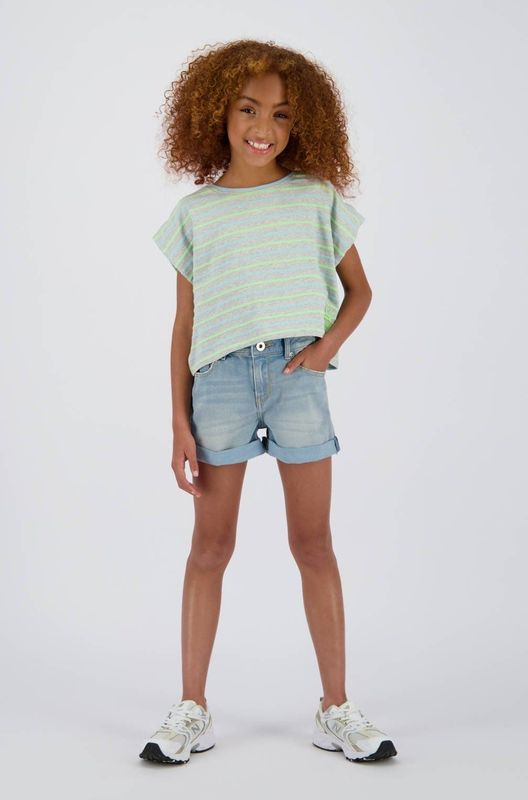 Vingino Girls Desi In kleur Licht Indigo Maat 5, Light Indigo, 5 Jaar