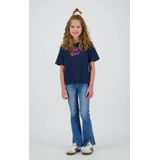 Vingino - Britte Split - Jeans - Mid Blue Wash - Flared Pasvorm