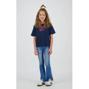 Vingino - Britte Split - Jeans - Mid Blue Wash - Flared Pasvorm