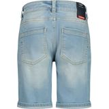Vingino - Capo - Denim Short - Lichtblauw - Regular Fit, Verstelbare Taille, Rits- en Knoopsluiting