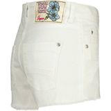 Vingino - Denim Short - Wit - Verstelbare Taille - Rits- en Knoopsluiting