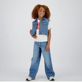 Vingino - Cassie Laser - Wide Leg Jeans - Medium Blue Denim