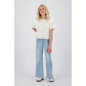 Vingino - Bellini - Jeans - Lichte Vintage Kleur - Wijde Pijp - Normale Taille