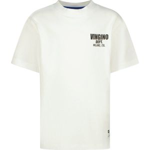Vingino - T-shirt - Wit - 100% Katoen - Korte Mouwen