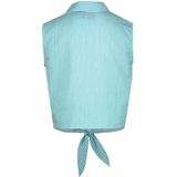 Raizzed - Meika - Blouse - Middenblauw - Mouwloos - Katoen