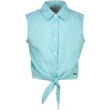 Raizzed - Meika - Blouse - Middenblauw - Mouwloos - Katoen