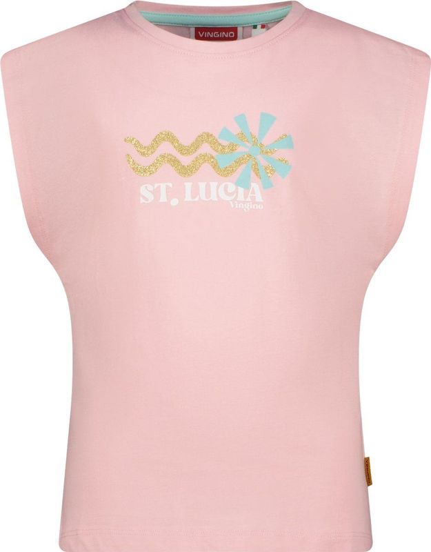 Vingino - Henja - T-shirt - Lichtroze - Katoen