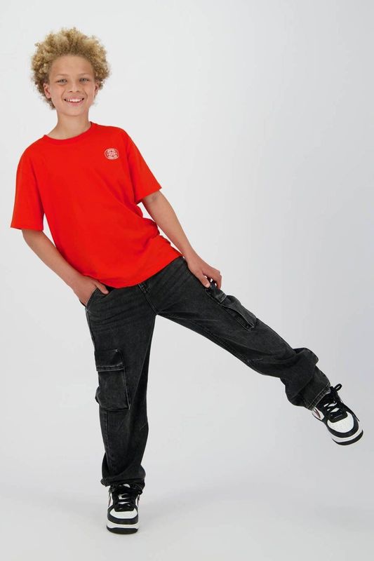 Raizzed - Howell - T-shirt - Oranje-Rood - Katoen