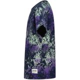 Raizzed - T-shirt - Zwart-Paars-Mintgroen - Katoen-Polyester