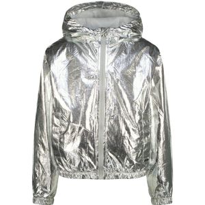 Raizzed - Mirle - Kinderjas - Zilver Metallic - Waterbestendig - Capuchon