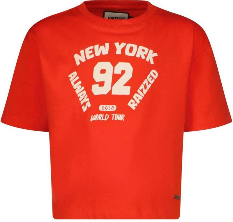 Raizzed - Faya - T-shirt - Rood - 100% Katoen