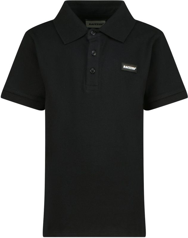 Raizzed - Hallow Polo - Deep Black - Zachte Stof - Klassieke Knoopsluiting