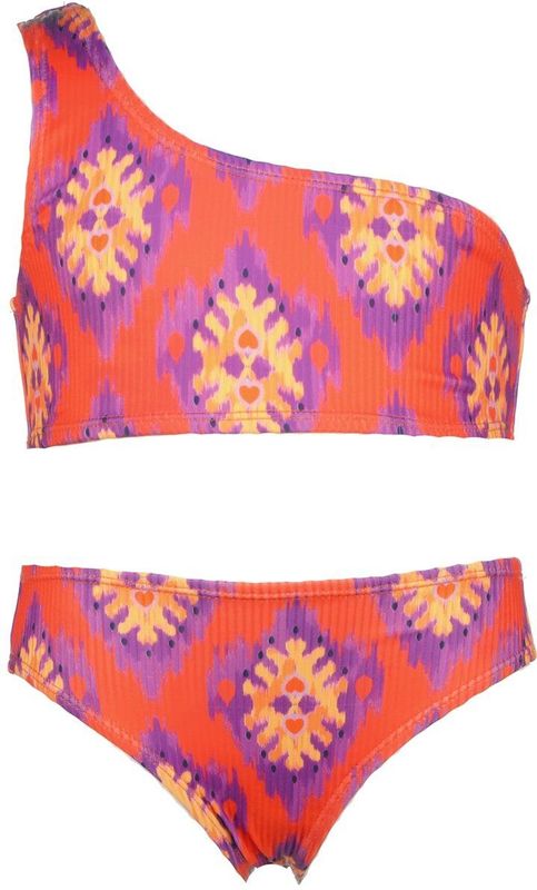 Vingino - Zova - Halterbikini - Rood/Paarse - Meisjes