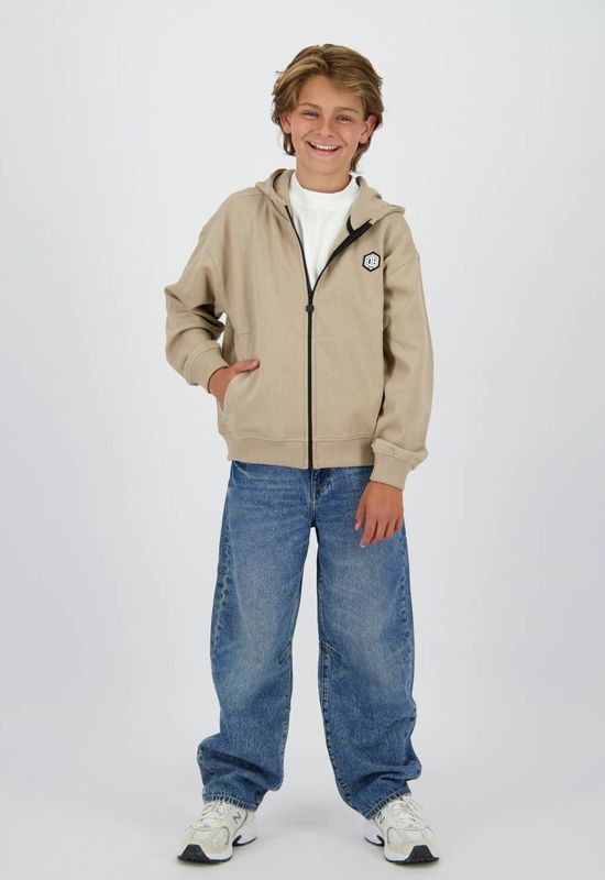 Vingino - x Daley - Sweatvest - Zwart - Katoen en Polyester