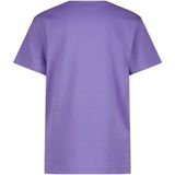 T-shirt - Paars Grijs Limegroen - 100% Polyester