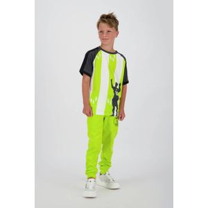 Messi - T-shirt - Wit - Grijs - Limegroen - Korte Mouwen