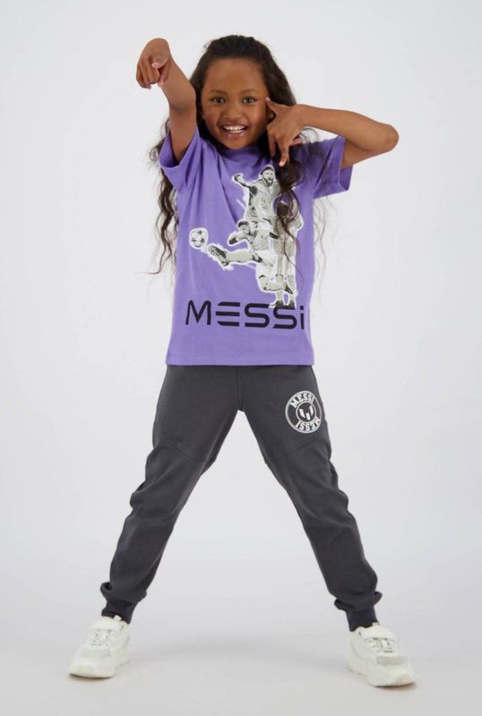 Messi - T-shirt - Paars - 100% Polyester