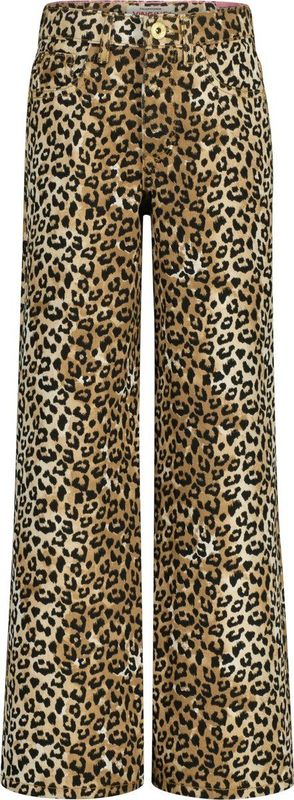 Vingino - Cassie - Jeans - Beige - Katoen - Wide Leg Pasvorm